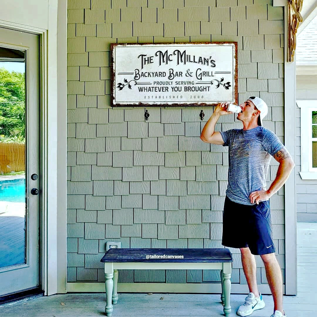 Arka Bahçe Bar ve Izgara Tabelası